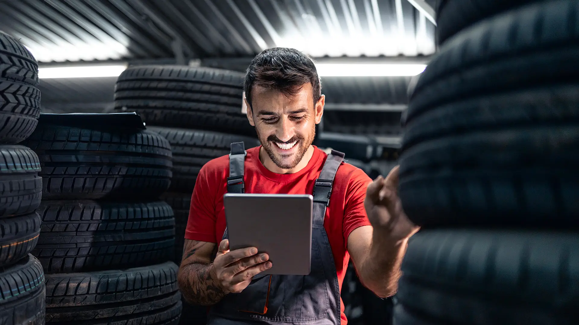 Searching for new car tire
