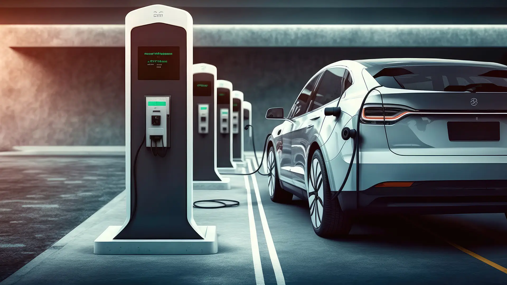 electric-car-ev-charging-battery-charger-station